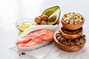 Selection of healthy fat sources,